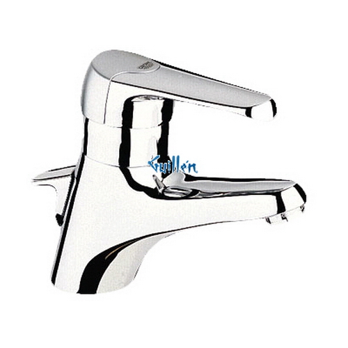 Grohe 33013 Eurowing; Single-Handle Lavatory Centerset Cast brass spout Lever handle design