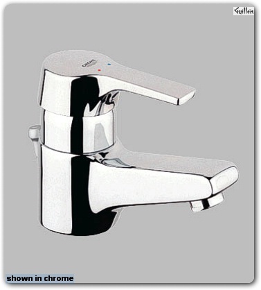 Grohe 33159 Euroeco; Single-Handle Lavatory Centerset Cast brass spout Lever handle design
