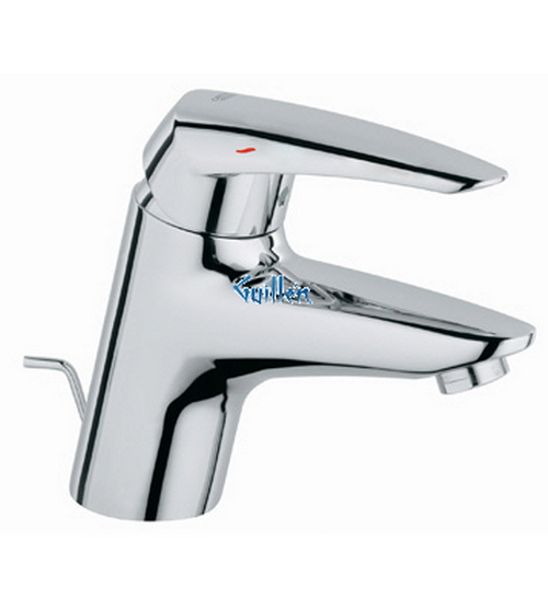 Grohe 33413001; Eurodisc II; Lavatory centerset single handle; in Chrome Starlight; Discontinued Product - Use Grohe 33413002
