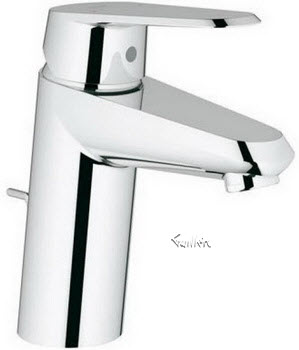 Grohe 33413002; Eurodisc; cosmopolitan single lever handle basin lavatory faucet us; in Chrome; Discontinued Product