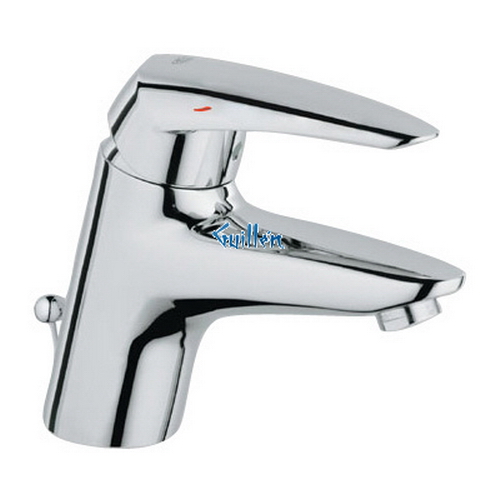 Grohe 3341300E; Eurodisc II; Lavatory centerset single handle; in Chrome; Discontinued Product - Use Grohe 33413002