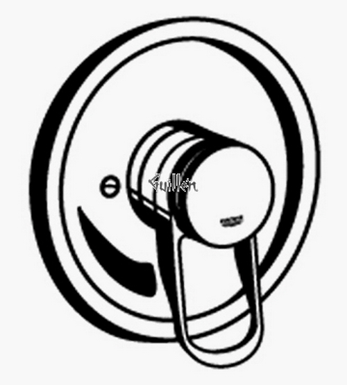 Grohe 33683 Classic; Shower Valve Loop handle design Single handle mixing valve