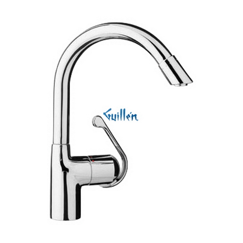 Grohe 33757 LadyLux Cafe; Pull-Out Single-Handle Kitchen Centerset 360 swivel spout