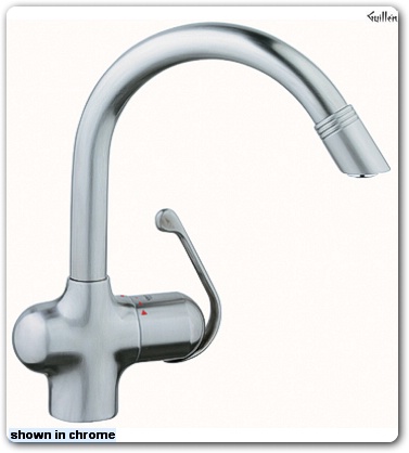 Grohe 33765 LadyLux Cafe; Pull-Out Single-Handle Kitchen Centerset Solid Body