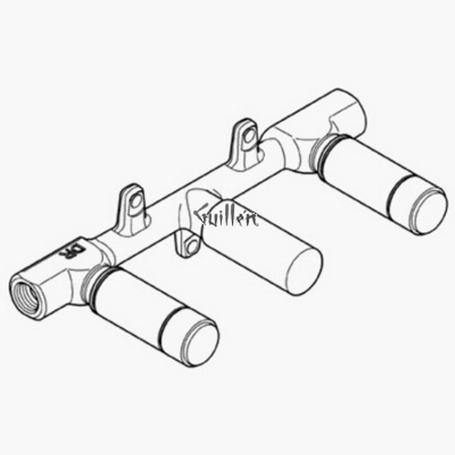 Grohe 33885 ; Rough Valves 3 hole Wall-mount rough-in Valve