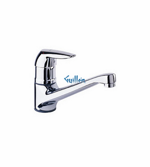 Grohe 33948 Eurodisc; Single-Handle Kitchen Faucet 10" cast brass spout Lever handle design