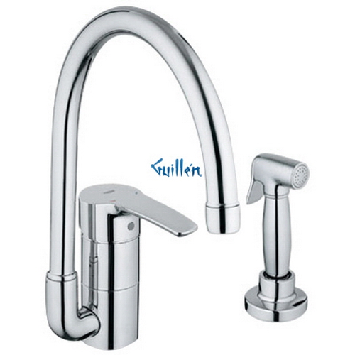 Grohe 3398000E; Eurostyle; Eurostyle Kit.w/ Spray - WaterCare ; in Chrome; Discontinued Product - Use Grohe 33980000