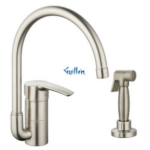 Grohe 33980ENE; Kitchen; Eurostyle Kit.w/ Spray - WaterCare ; in Brushed Nickel; Discontinued Product - Use Grohe 33980EN0