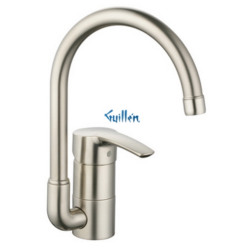 Grohe 33986EN1; Eurostyle; 1 hole High Profile kitchen faucet; in Infinity Brushed Nickel; Discontinued Product