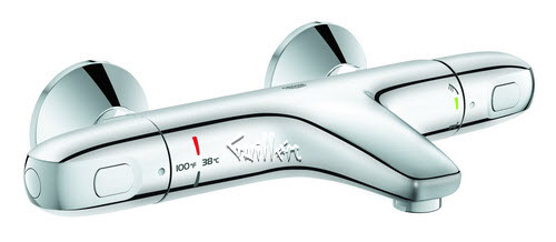 Grohe 34159003; Grohtherm 1000+; THM thermostatic bath exposed us; in Chrome   34159000