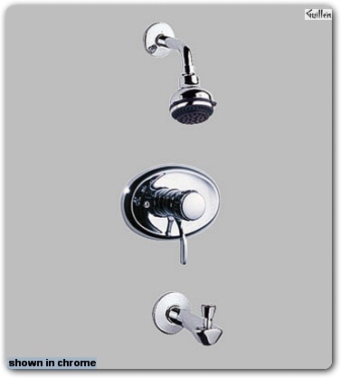Grohe 34418 Grohmix; Integrated Thermostatic Shower/Tub Combination