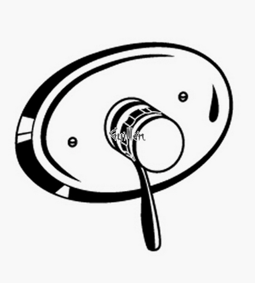 Grohe 34457 Grohmix; Thermostatic Valve 3/4" NPT