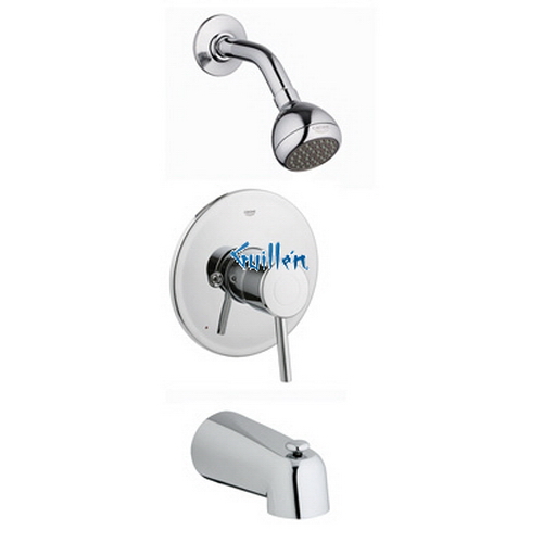 Grohe 35009 Concetto; Pressure Balance Shower/Tub Combination trim