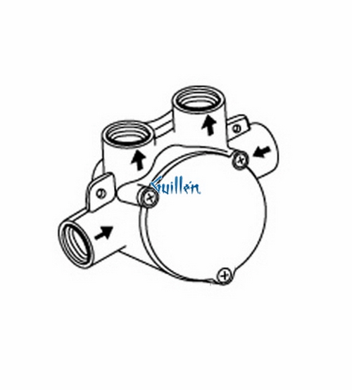 Grohe 35204 Tempra 4000; Remote Pressure Balance Valve