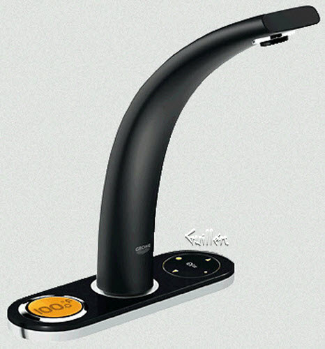 Grohe 36085KS0; GROHE Ondus; GROHE Ondus 1-h basin elec slim cach; in Black ; Discontinued Product