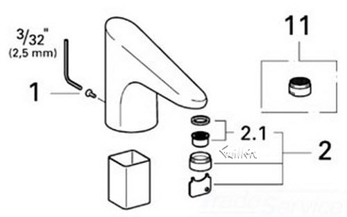 Grohe 42751000; ; Faucet flow regulator; Unfinish