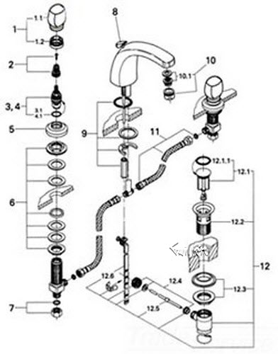 Grohe 45223W00 Flange; Discontinued Product
