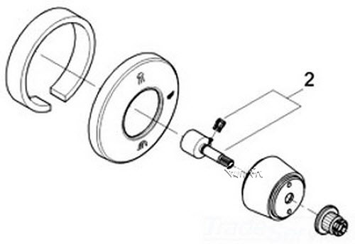 Grohe 45611000; Atrio; Spindle; Unfinish