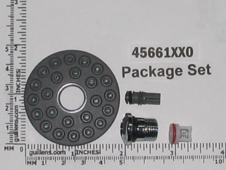 Grohe 45661XX0;; Shower Rose Kit; in Dark Gray
