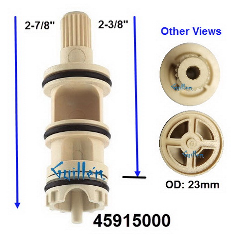 Grohe 45915000;;__ 2-7/8in UNK; Diverter cartridge; In Unfinish