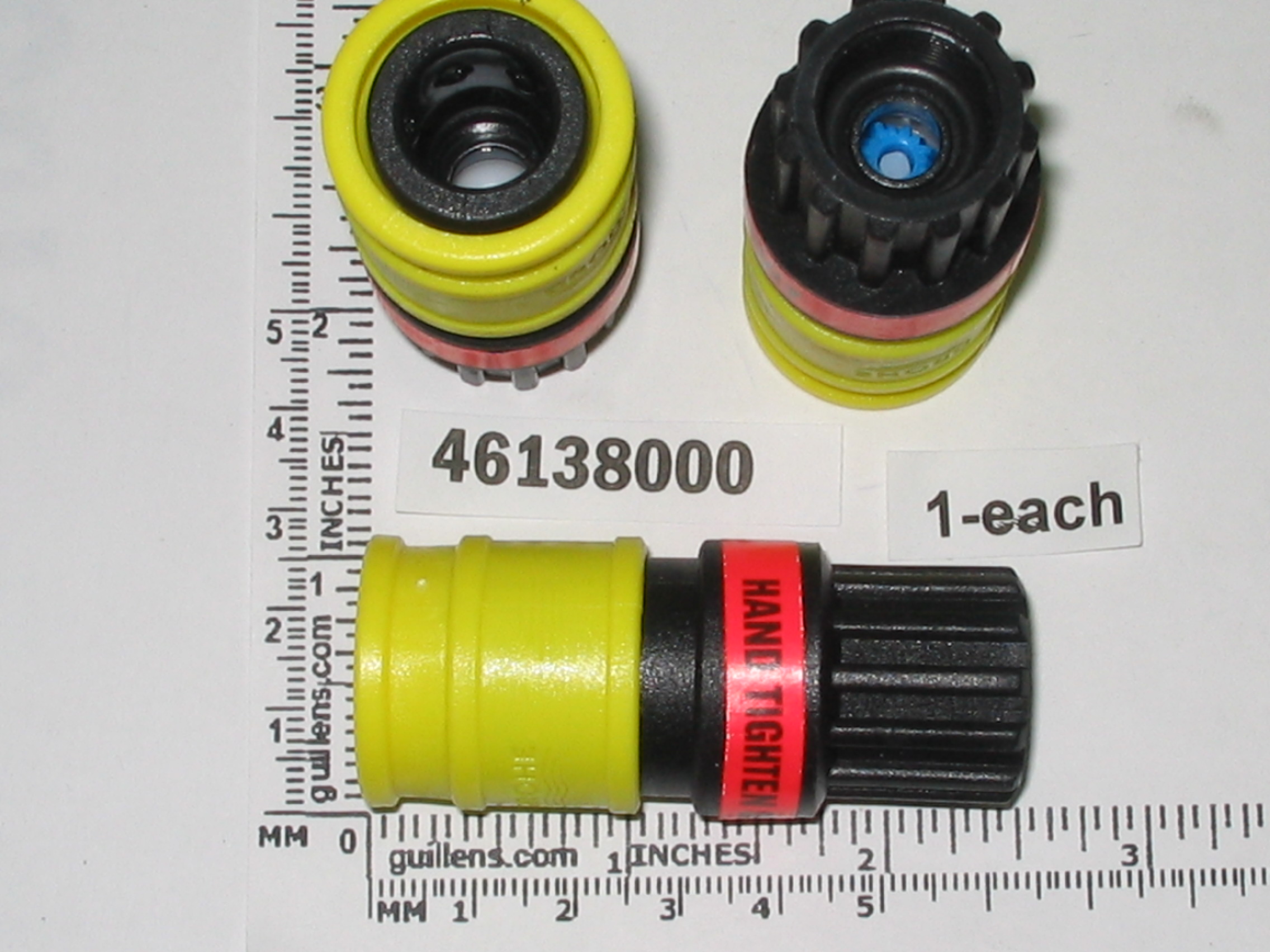 Grohe 46138000; ; Faucet quick coupling yellow manufactured 1997-2005 no flow restrictor, includes 01209000; Unfinish   46315000
