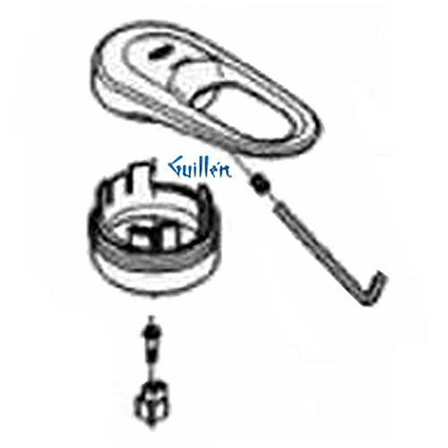 Grohe 46415R00; Europlus II; Lever set; in Polish Brass; Discontinued Product