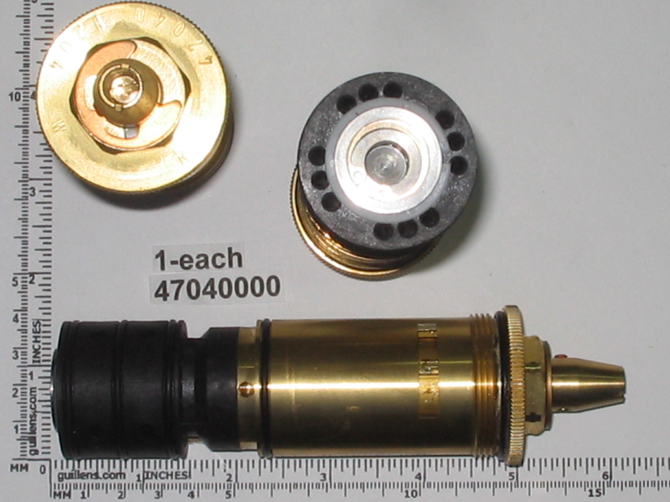 Grohe 47040000; Grohmix;__ 5-3/4in Rnd; Thermostatic cartridge reverse; in Unfinish