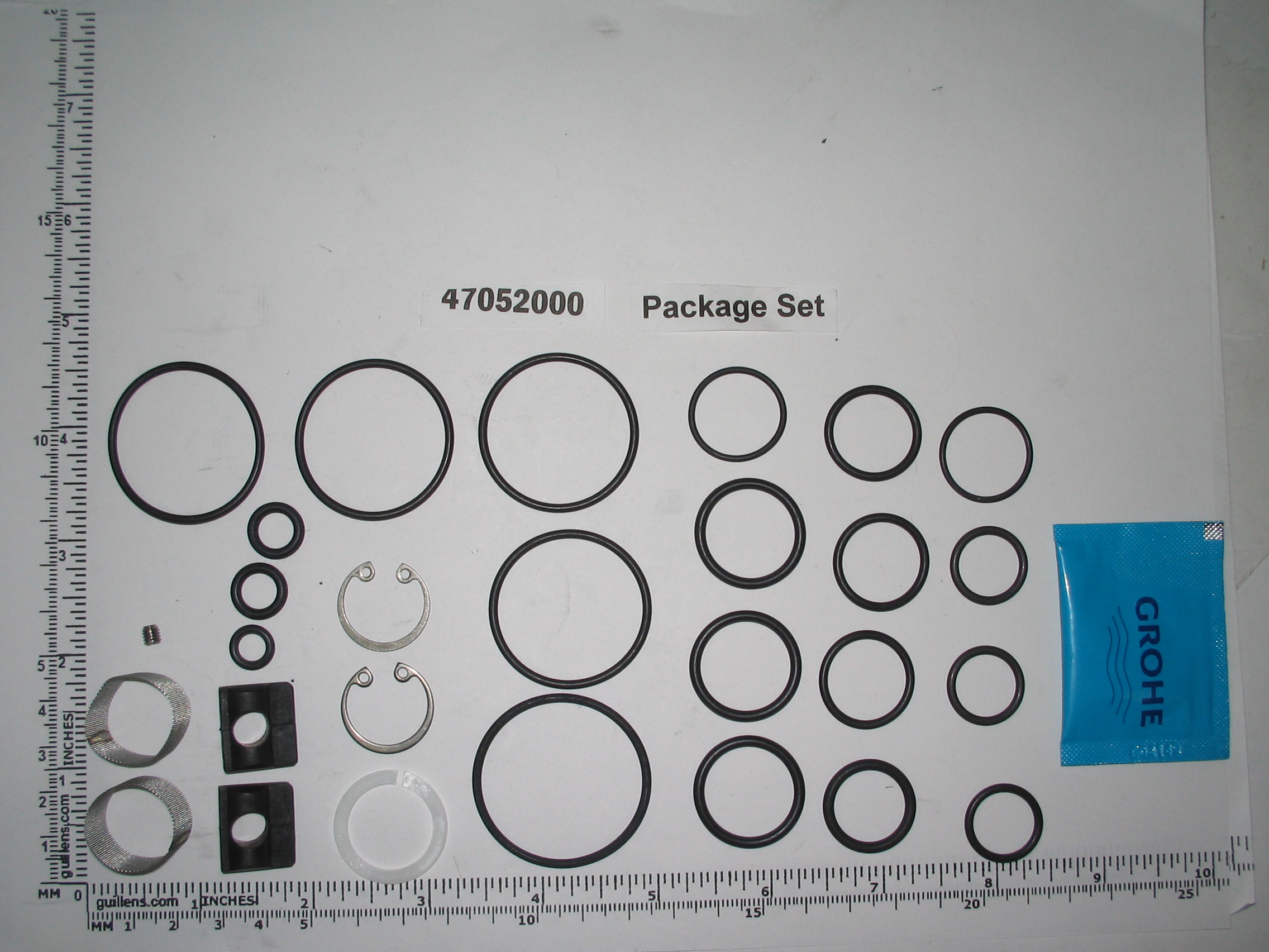 Grohe 47052000; ; Washer set for 34485; Unfinish