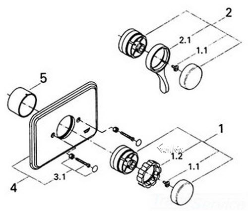 Grohe 47339000; ; Escutcheon; in Chrome