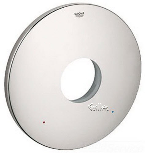 Grohe 47684BE0; Atrio Tenso Ectos; Pressure balance valve escutcheon; in Sterling Infinity; Discontinued Product
