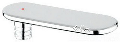 Grohe 48016KS0; Veris; handle red; in Velvet Black