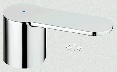 Grohe 48068000; Eurostyle; handle cosmopolitan; in Blue / Chrome; Discontinued Product