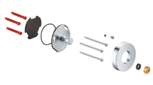 Grohe 48279000; ; shower rail holder; in Chrome