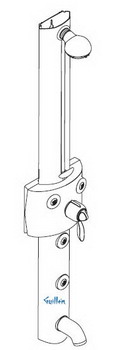 Hansgrohe Axor; 06550; Shower Panel II thermostatic single lever handle wall mount; Series Solaris E