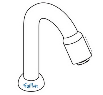 Hansgrohe Axor; 13130; Bar faucet spout high; Series Allegroh