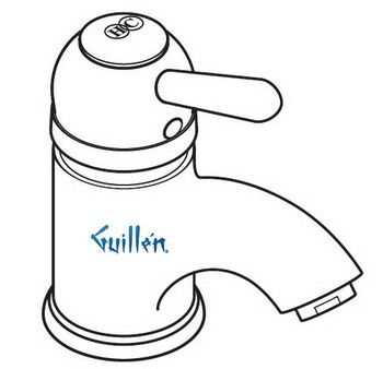 Hansgrohe Axor; 17001; Lavatory faucet single lever handle 1 hole; Series Carlton