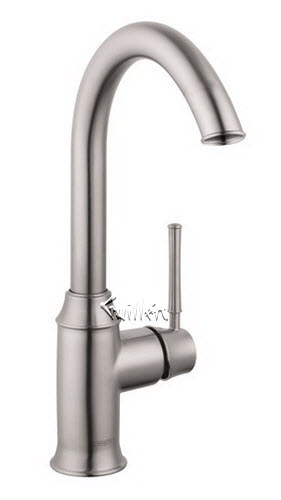 Hansgrohe 04217800 Talis c; bar kitchen faucet; in steel