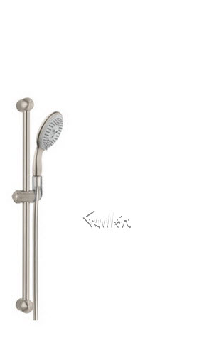Hansgrohe 04265820; Unica E; wall bar system set; in Brushed Nickel