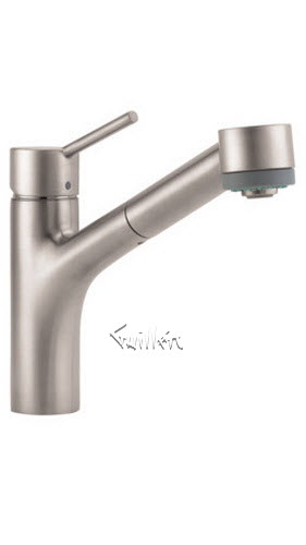 Hansgrohe 06462860; Talis S; single hole kitchen; in Steel Optik