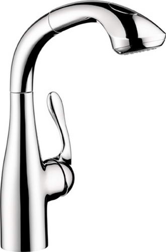 Hansgrohe 04067000 Allegro e ; prep kitchen faucet; in chrome