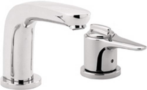Hansgrohe Axor; 04140; Tub deck filler valve trim 2 hole thermostatic single handle; Series Metro E