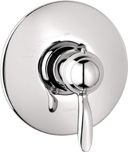 Hansgrohe; 04164; Shower PBV pressure balance valve trim with lever handle; Series Solaris E