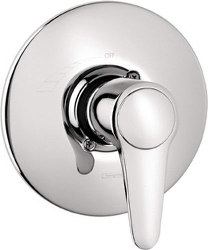Hansgrohe; 04166; Shower PBV pressure balance valve trim with lever handle; Series Metro E