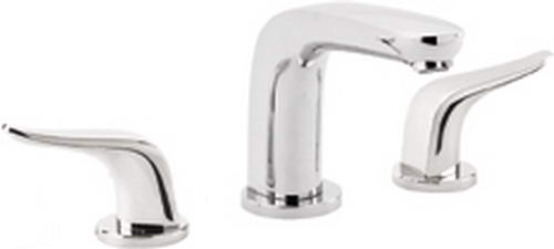 Hansgrohe; 04196; Tub deck filler valve trim 3 hole dual lever handle; Series Metro E