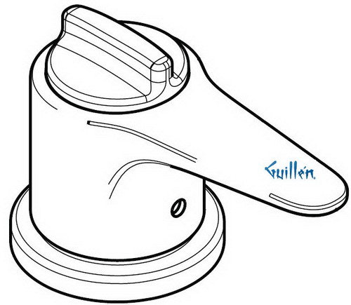 Hansgrohe Axor; 04198; Tub deck filler valve 1 hole thermostatic single lever handle; Series Metro E