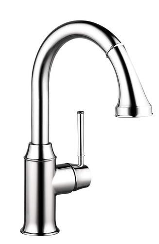 Hansgrohe 04216000 Talis c; prep kitchen faucet w/pull down 2 spray; in chrome