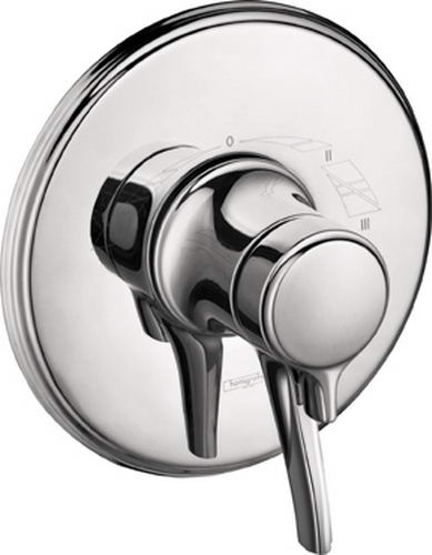 Hansgrohe; 04262; Shower ThermoBalance valve trim with lever handle; Series Metris C, TB III
