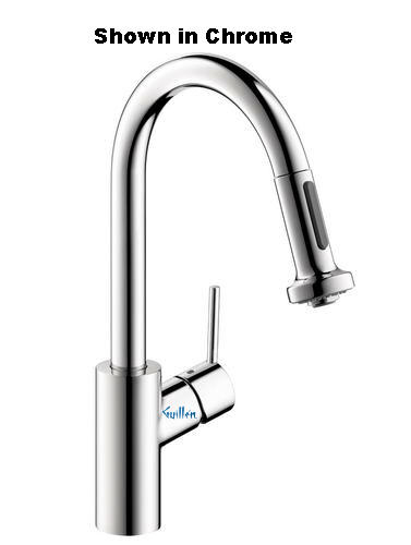 Hansgrohe; 04310; Kitchen faucet single lever handle high spout with pull down sprayhead for 1 hole; Series Talis S