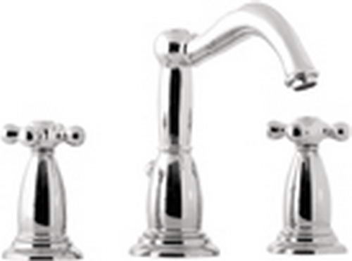 Hansgrohe Axor; 06042; Lavatory faucet dual cross handle high for widespread 3 hole; Series Tango C