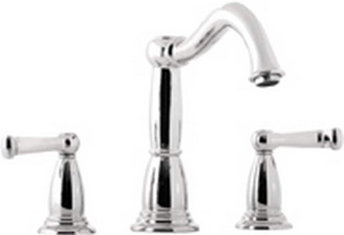 Hansgrohe; 06044; Tub deck filler valve trim 3 hole dual lever handle; Series Tango C